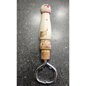 Seagull Wooden Beer Bottle Opener Decorative Handle Japan Breweriana Theme